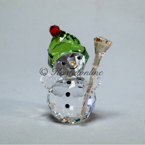 Swarovski Crystal | Christmas | Merry Christmas | Snowman with Broom stick | 5393460
